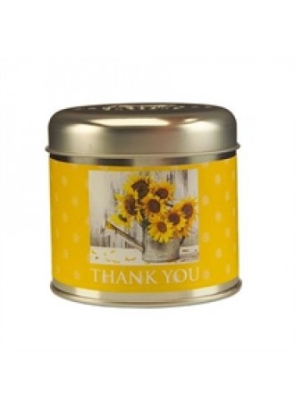 Timeless Collection Thank You Candle Tin